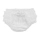 Baby Girls Frilly Knickers - Daisy, Cotton, White, 0-18 Months