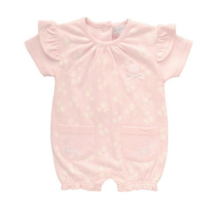 Baby Girls 'Pretty Seashells' Romper - Pink, 100% Cotton
