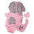 Baby Girls Layette Gift Set, Panda Theme, 100% Cotton Clothing, Pink