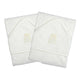 Baby Hooded Towels - 2 Pack, White, Animal - 100% Cotton