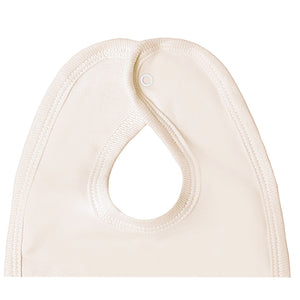 Baban Baby Bibs - 3 Pack - 100% Cotton, Made In Britain - Cream