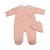 Baby Girls Outfit Set, Romper & Hat, 'New to the world' Theme - Pink