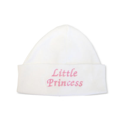 Little Prince & Princess Bib and Hat Set