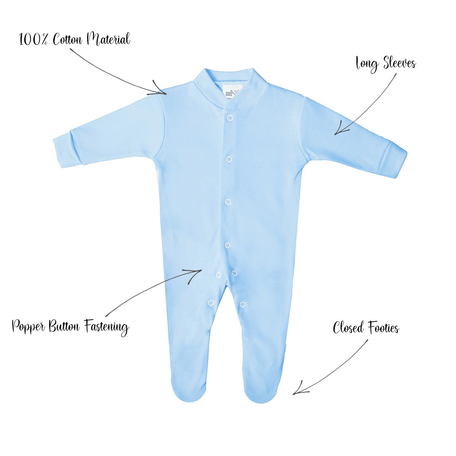 Plain blue baby best sale grows