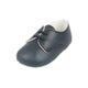 Baby Boys Lace Up Shoes - Navy Matt Leather - Made in Britain
