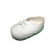 Baby Boys Lace Up Shoes - White Patent Leather - Made in Britain