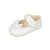 Baby Girls Shoes - Soft Soled Leather Bow - UK 0-4 - Made in Britain - White