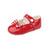 Baby Girls Shoes - Leather, Soft Soled, UK 0-3 - Made in Britain - Red
