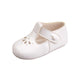 Baby Girls Leather Shoes - Petal, UK 0-4 - Made in Britain - White