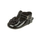 Baby Girls T-Bar Shoes - Patent Leather, UK 0-4 - Made in Britain - Black