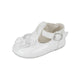 Baby Girls T-Bar Shoes - Patent Leather, UK 0-4 - Made in Britain - White