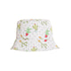 Boys Bucket Hat, White Cactus - 100% Cotton