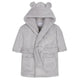 Baby Hooded Dressing Gown - Fleece, 0-24 Months - White