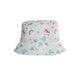 Girls Bucket Hat - Mermaid Design, Blue - 100% Cotton