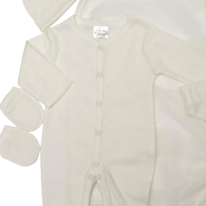 5 Piece Plain Layette Set