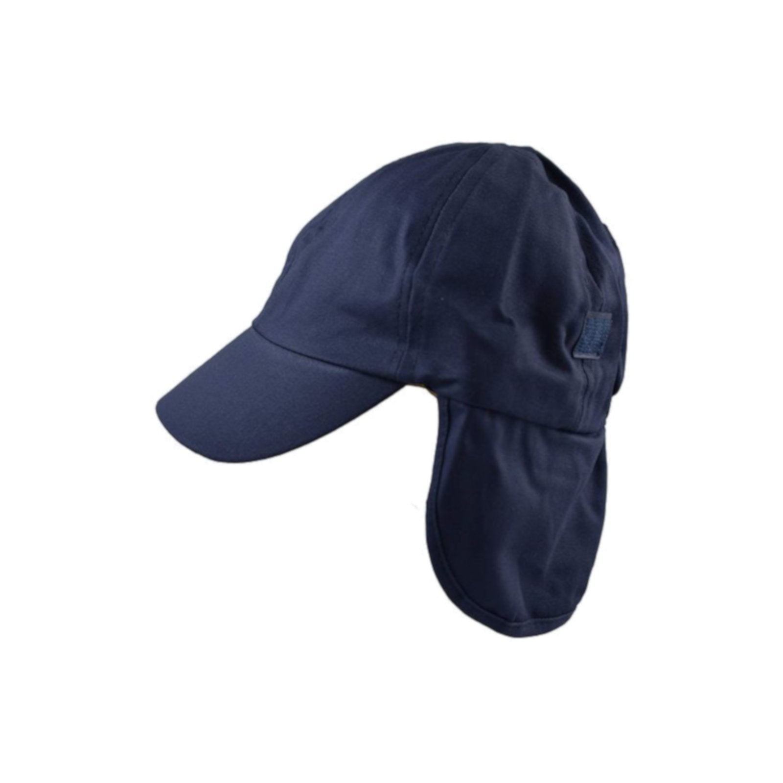 Baby Boys Legionnaire Cap with Neck Flap - Navy, 100% Cotton