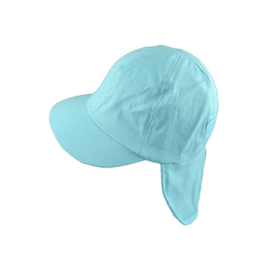 Baby Boys Legionnaire Cap with Neck Flap - Blue, 100% Cotton