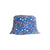 Boys Bucket Hat, Mini Beast Theme, Navy - 100% Cotton