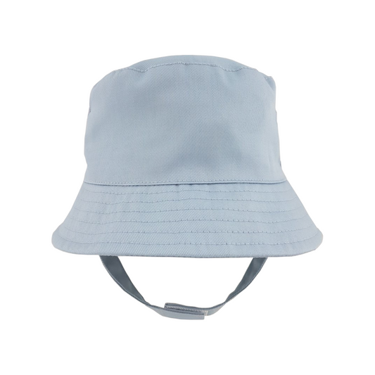 Cotton Bucket Hat with Chin Straps