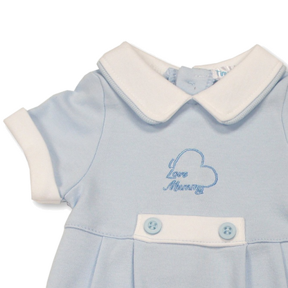 Tiny Chick Romper with Hat 'I Love Mummy' 5-8lb
