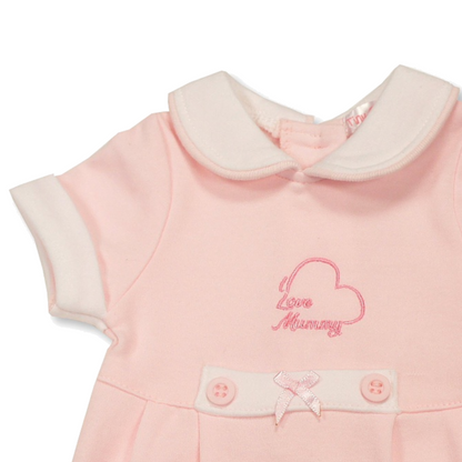 Tiny Chick Romper with Hat 'I Love Mummy' 5-8lb