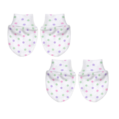 Patterned Scratch Mittens - 2 Pack