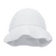 Baby Girls Knitted Hat, Cloche Style, 0-12 Months - White, Soft Touch