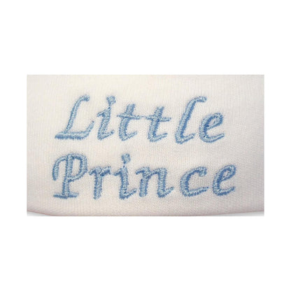 Little Prince & Princess Bib and Hat Set