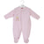 Premature Baby Ribbed Sleepsuit - Pure Cotton - Pink - Dandelion