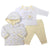 Baby Boys & Girls Outfit Set, Jacket & Outfit, Pure Cotton - Yellow