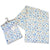 Baby Wrap, Fleece Swaddle Blanket - Hearts, Boys - Blue