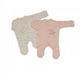 Baby Girls Sleepsuits, Long Sleeve - 100% Cotton, Pink Bear